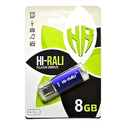 Флешка Hi-Rali Rocket Series 8GB USB 2.0 (HI-8GBVCBL) Blue
