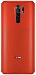 Задняя крышка корпуса Xiaomi Poco M2 со стеклом камеры, Original Brick Red - фото Задняя крышка корпуса Xiaomi Poco M2 со стеклом камеры, Original Brick Red