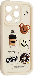 Чехол Pretty Things Case для Apple iPhone 13 Pro White / Always Happy Donut - фото Чехол Pretty Things Case для Apple iPhone 13 Pro White / Always Happy Donut