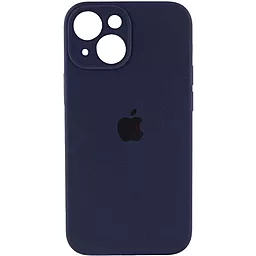 Чохол Silicone Case Full Camera для Apple iPhone 13 Midnight Blue