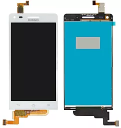 Дисплей Huawei Ascend G6, P7 mini (G6-U10, G6-U00, G6-L11, G6-L22, G6-L33) з тачскріном, White