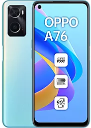 Смартфон Oppo A76 4/128GB Dual Sim Blue - фото Смартфон Oppo A76 4/128GB Dual Sim Blue