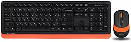 Комплект (клавиатура+мышка) A4Tech Fstyler FG1010 Black/Orange