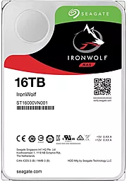 Жесткий диск Seagate IronWolf NAS 16TB 7200rpm 256MB (ST16000VN001)