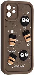 {"ru": "Чехол", "uk": "Чохол"} Pretty Things Case для Apple iPhone 11 Brown / Always Happy