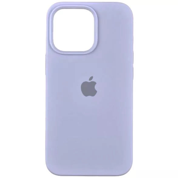 Чехол Silicone Case Full для Apple iPhone 15 Pro Max Light Purple - фото 1