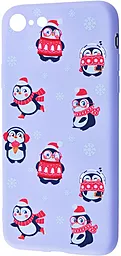Чохол Wave Fancy Penguins Apple iPhone 7, iPhone 8, iPhone SE 2020 Light Purple