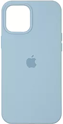 Чехол Silicone Case Full для Apple  iPhone 12 Pro Max Sky Blue