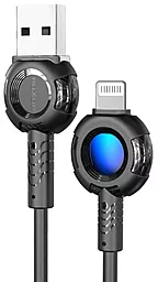 Кабель MOXOM MX-CB72 USB-A - Lightning 12w 2.4a 1м cable Black