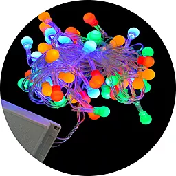 Гирлянда YES! Fun свет "Шарики" 48 ламп. многоцветная 2.4м (801073)