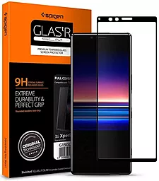 Защитное стекло Spigen Full Cover Sony Xperia 1 Black  (G15GL26324)
