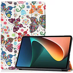 Чохол для планшету BeCover Smart Case для Xiaomi Mi Pad 6, Mi Pad 6 Pro 11" Butterfly (709492) - фото Чохол для планшету BeCover Smart Case для Xiaomi Mi Pad 6, Mi Pad 6 Pro 11" Butterfly (709492)