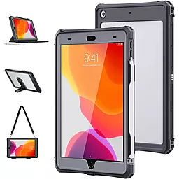 Чохол для планшету Shellbox Waterproof Case для Apple iPad 9, iPad 8, iPad 7 (10.2") Black - фото Чохол для планшету Shellbox Waterproof Case для Apple iPad 9, iPad 8, iPad 7 (10.2") Black