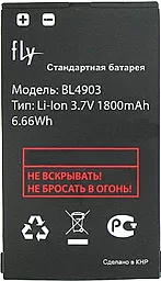 Аккумулятор Fly DS165 / BL4903 (1800 mAh) 12 мес. гарантии