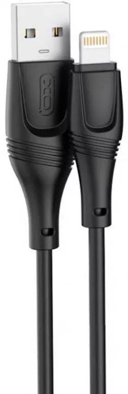 Кабель XO NB238 USB-A - Lightning 12w 2.4a 1м cable Black - фото 1