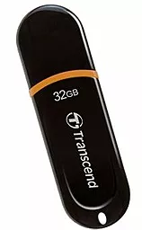 Флешка Transcend JetFlash 300 32Gb (TS32GJF300) Black/orange - фото Флешка Transcend JetFlash 300 32Gb (TS32GJF300) Black/orange