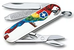 Мультитул Victorinox Classic LE 2017 Guacamaya (0.6223.L1709) - фото Мультитул Victorinox Classic LE 2017 Guacamaya (0.6223.L1709)