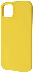 Чехол Wave Full Silicone Cover для Apple iPhone 14 Plus, iPhone 15 Plus Yellow
