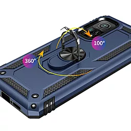 Чохол BeCover Military для Xiaomi Poco M4 Pro 5G, Redmi Note 11T 5G Blue (707121) - мініатюра 4