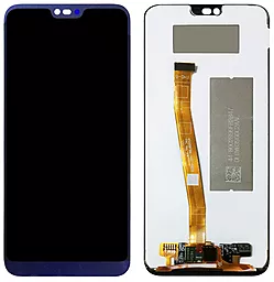 Дисплей Huawei Honor 10 (без шлейфа сканера отпечатка) (COL-AL10, COL-L29, COL-L19, COL-TL10) с тачскрином, Blue
