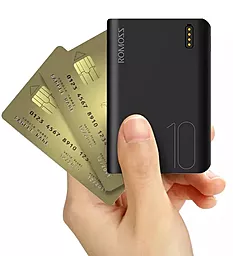 Повербанк Romoss Sense 4 mini 10000mAh Black - мініатюра 3 Повербанк Romoss Sense 4 mini 10000mAh Black - мініатюра 3
