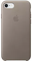 Чехол Apple Leather Case iPhone 7, iPhone 8, iPhone SE 2020 Taupe