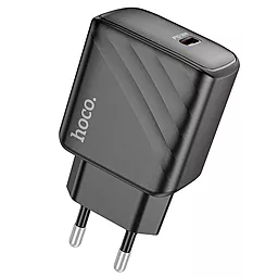 Сетевое зарядное устройство Hoco CS22A 30w PD USB-C fast charger black