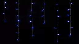 Гірлянда DeLux ICICLE С 100LED 3.2х0.7 м, 220V бахрома Blue (90015253) - фото Гірлянда DeLux ICICLE С 100LED 3.2х0.7 м, 220V бахрома Blue (90015253)