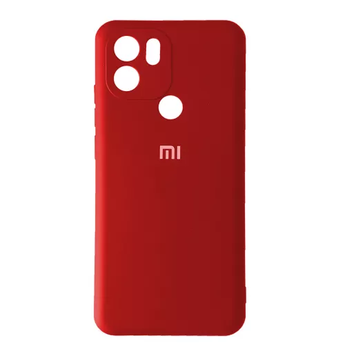 Чохол Silicone Case Full для Xiaomi Redmi A1 Plus, A2 Plus, Poco C51 Red - фото 1
