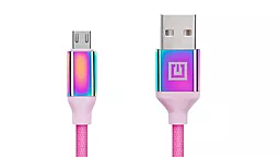 Кабель REAL-EL Premium USB-A - micro USB 12w 2.4a 1м cable Rainbow (4743304104727) - фото Кабель REAL-EL Premium USB-A - micro USB 12w 2.4a 1м cable Rainbow (4743304104727)