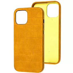 Чехол Epik Croco Leather Apple iPhone 12 mini (5.4")  Yellow