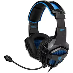 Наушники Sades SA-739 Bpower Black/Blue (SA739-B-BL) - фото Наушники Sades SA-739 Bpower Black/Blue (SA739-B-BL)