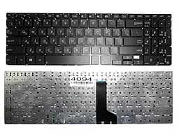 Клавіатура для ноутбуку Asus P500 PU500 без рамки чорна