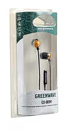 Наушники Greenwave EX-081M Grey/Yellow - миниатюра 4