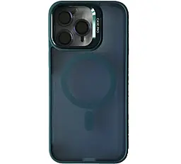 Чехол Case Pro Matte Fortable Camera Lens Magsafe для Apple iPhone 15 Pro Dark Blue - фото Чехол Case Pro Matte Fortable Camera Lens Magsafe для Apple iPhone 15 Pro Dark Blue
