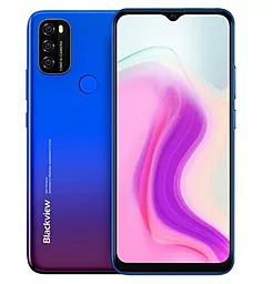 Смартфон Blackview A70 3/32GB Twilight Blue (6931548307051) - фото Смартфон Blackview A70 3/32GB Twilight Blue (6931548307051)