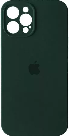 Чехол Silicone Case Full Camera для Apple iPhone 12 Pro Max Cyprus Green - фото 1