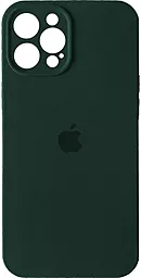 Чехол Silicone Case Full Camera для Apple iPhone 12 Pro Max Cyprus Green