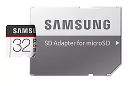 Карта памяти Samsung microSDHC 32GB Pro Endurance Class 10 UHS-I U1 + SD-адаптер (MB-MJ32GA/RU) - миниатюра 2