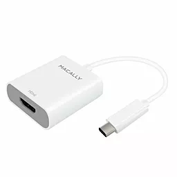 Видео переходник (адаптер) Macally USB Type-C - HDMI 4K Adapter White (UCH4K60)