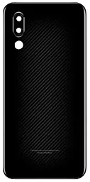 Задняя крышка корпуса Meizu 16s со стеклом камеры, Original Carbon Black - фото Задняя крышка корпуса Meizu 16s со стеклом камеры, Original Carbon Black