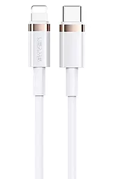 Кабель USB PD Usams U63 20w 3a 1.2m USB Type-C - Lightning cable white (SJ484USB02)
