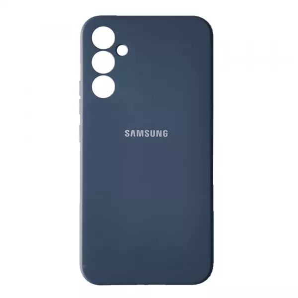 Чохол Silicone Case Full Camera для Samsung Galaxy A24 Dark Blue - фото 1