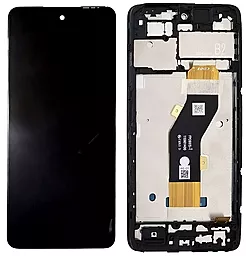 Дисплей Tecno Spark Go 2024 (BG6) з тачскріном і рамкою, оригінал, Black