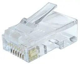 Конектор Cablexpert (PLUG3UP6/10) з золоченими контактами (10 шт/уп)