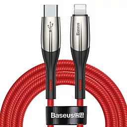 Кабель Baseus Horizontal USB Type-C - Lightning 18w 3a 1м PD сable Red (CATLSP-09) - фото Кабель Baseus Horizontal USB Type-C - Lightning 18w 3a 1м PD сable Red (CATLSP-09)