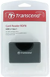 Кардрідер Transcend USB 3.1 TS-RDF8K2 Black - мініатюра 3
