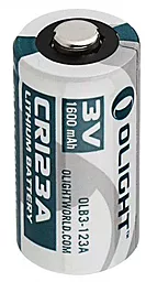 Батарея Olight CR123A 3.0V 1600mAh - фото Батарея Olight CR123A 3.0V 1600mAh