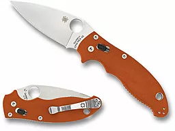 Нож Spyderco Manix 2 REX 45 Sprint Run (C101GPBORE2) Orange - миниатюра 4