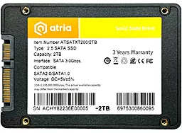 SSD Накопитель ATRIA XT200 2TB 2.5" SATA (ATSATXT200/2048)